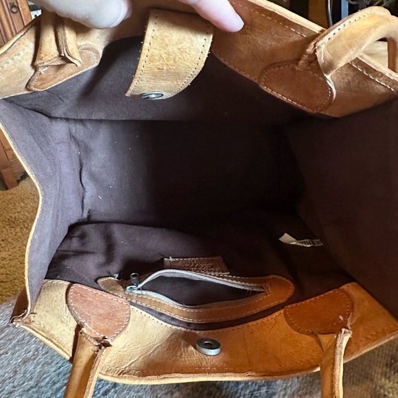 Classic Western Tooled Leather handbag by Force Ten EUC - Picture 6 of 13